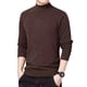 thumbnail image 2 of Mens Half Turtleneck Pullover Long Sleeve Tops Warm Slim Fit T-Shirt Undershirt, 2 of 8