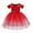 Red, variant on Herrnalise Toddler Girls Net Yarn Temperament Sequins Bowknot Birthday Party Gown Long Dresses Flash picks
