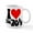 White, variant on CafePress - I Heart The 70S Mug - 11 oz Ceramic Mug - Novelty Coffee Tea Cup