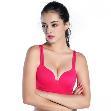 

BRAND FACTORY PRICE!Women Girl s Sports Bras Bra Seaml Wirel Underwear Bra Full Coverage Outdoor