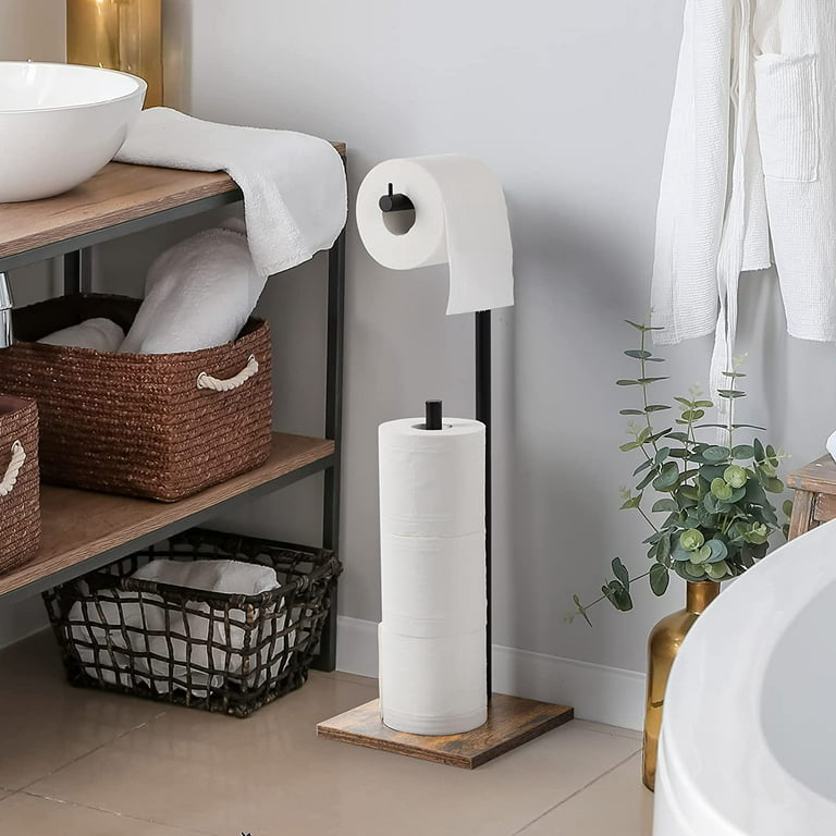 Freestanding Toilet Paper Holder  Toilet paper holder, Toilet paper holder  stand, Paper holder