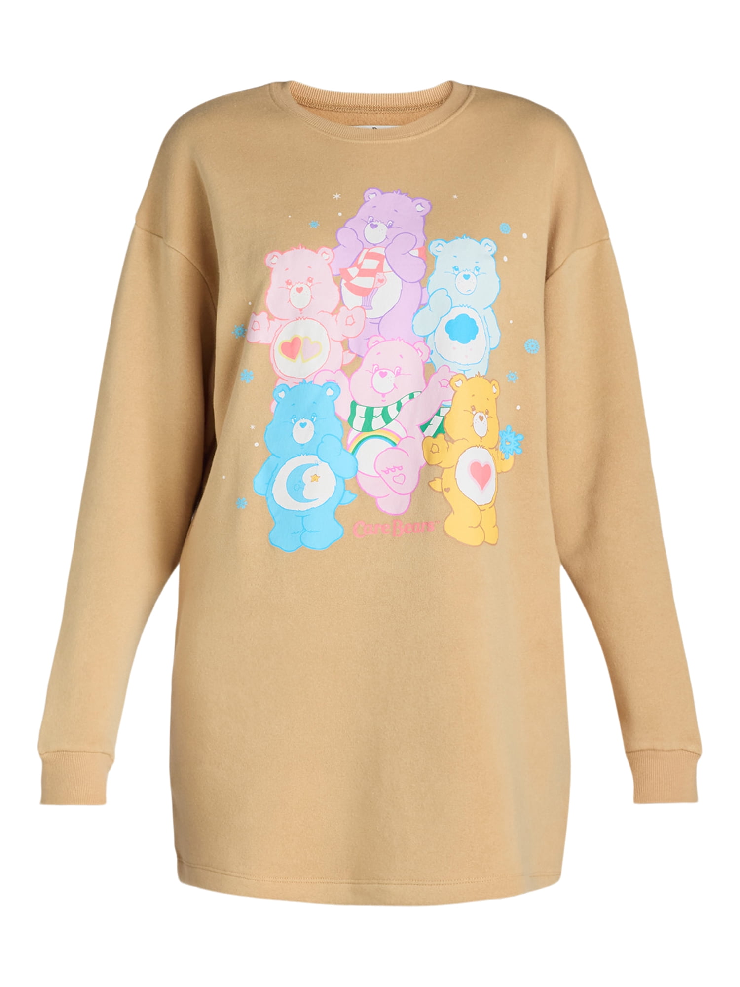 Care Bears Junior's Sleep Dress and Cozy Headband 2-piece Set, Sizes S-3X