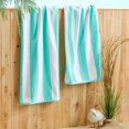 thumbnail image 4 of Market & Place 100% Cotton Cabana Stripe Beach Towel Sets, 30" x 60", Assorted Colors, 4 of 5