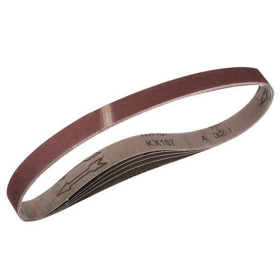 1-inch X 30-inch Sanding Belt 320 Grits Sand Belts for Belt Sander 5pcs