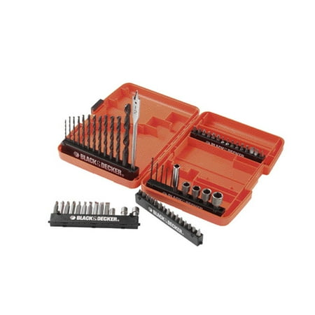 Drill Driver Accessory Set - Black & Decker 71-966 66 Piece Drilling and Screwdriving Drill Driver Bit Set