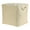 Khaki, variant on Unique Bargains 13 Inch Square Fabric Collapsible Storage Basket Bin with Handle Pink