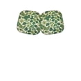 thumbnail image 5 of Binienty Palm Leaf Car Windshield Sun Shade Front Windshield Shade for Sun 2-Piece Foldable Car Windshield Sun Shade Automotive Front Window Sunshade Protector, 5 of 6