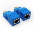 thumbnail image 2 of Cable extensor de red único de 30 m a transmisor de amplificación de señal de red HDMI HD RJ45, 2 of 3