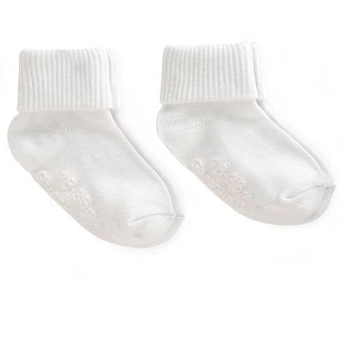 Newborn Baby Gripper Socks, 2 Pairs