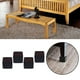 thumbnail image 5 of 4 piezas de elevadores de muebles sólidos para cama, gabinete, sofá, pies protectores, soporte para Negro 60x52mm, 5 of 9