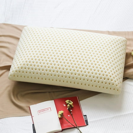 100% Natural Premium Latex Pillow, Medium Low Pofile Latex Dunlop Pillow Helps Relieve Pressure, Neck and Shoulder Pain, No Memory Foam Chemicals (Queen(28"×16"×5.5"), Extra Firm)