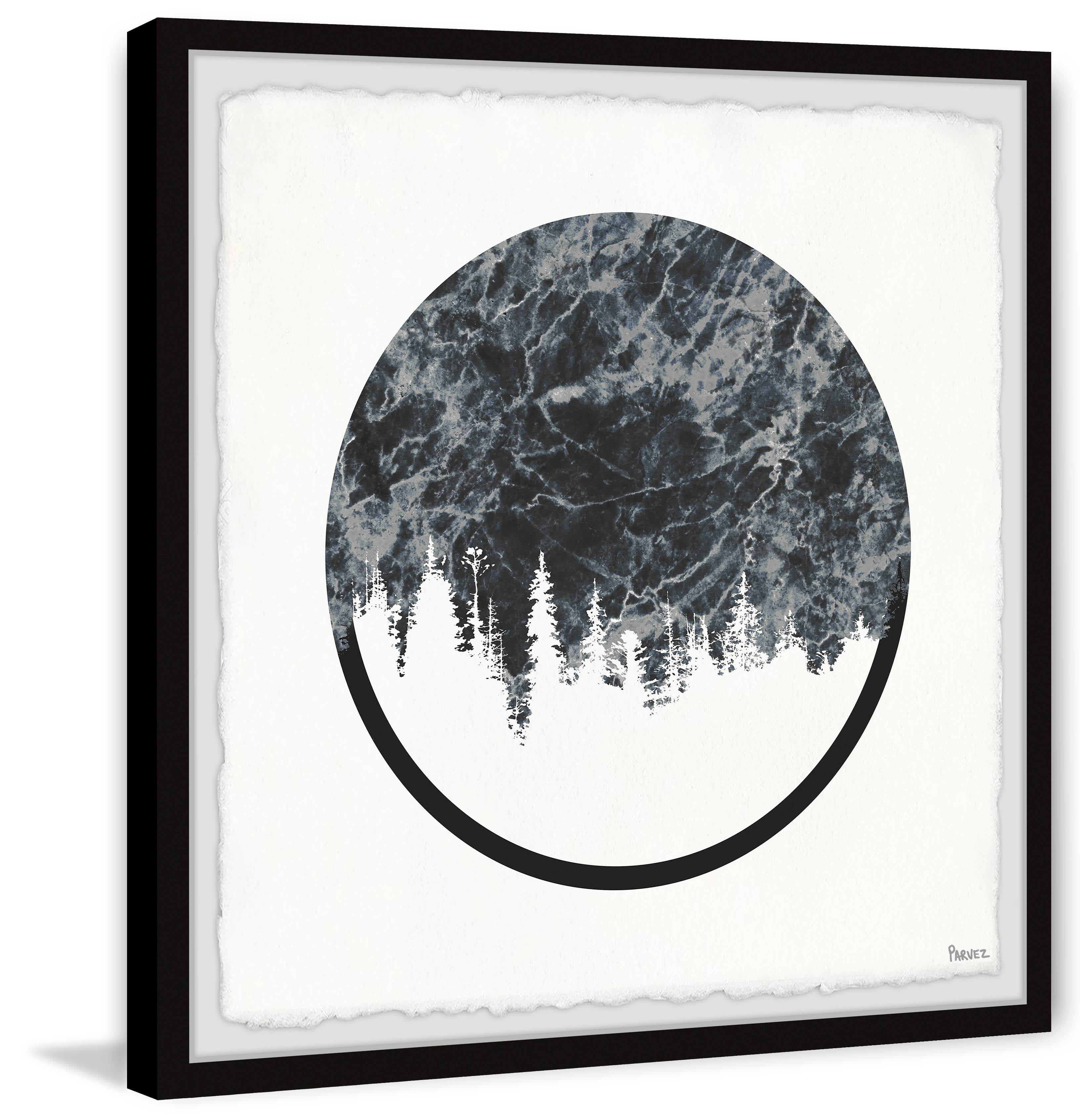 "Forest Reflection" Framed Painting Print