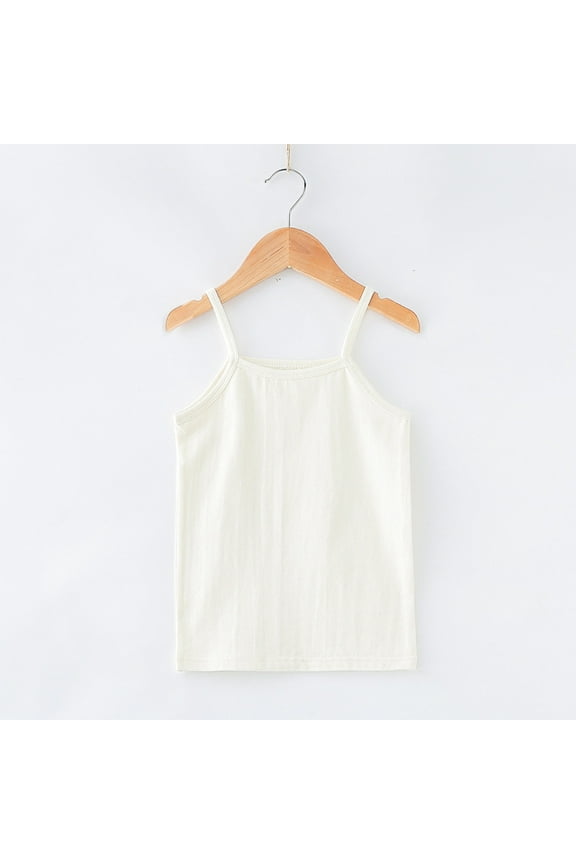 Wancir Children Girls Top Girls r Tops Sleeveless Sling Top Bottoming Toddlers Sun-Tops