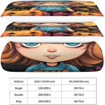thumbnail image 5 of Cat Duvet Cover Double Halloween Pattern Bedding Set Soft Lightweight Microfiber Animal Quilt Cover With Zipper Closure Double, 5 of 5