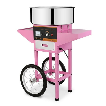 VEVOR Commercial Cotton Candy Machine Kit 110V Stainless Steel Electric Candy Floss Maker with (Best Commercial Cotton Candy Machine)