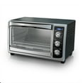 BLACK+DECKER 6Slice Toaster Oven, Black/Silver, TO1675B