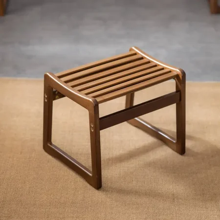 

Anjet-B 1pc Bamboo Elastic Stool Small Stool For Children New Creative Design Change Shoes Stool Shoe Bench