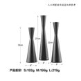 thumbnail image 3 of Candlestick Iron Art Small Man Waist Candlestick Matte Black Cone Base Living Room Crafts Decoration, 3 of 4