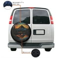 thumbnail image 4 of KAKALAD Mountain In The Lake Spare Tire Cover Universal Vehicle Accessories Buckle Car Tools 16”in, 4 of 6