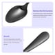 thumbnail image 3 of Juego de 4 Largo Mango Cucharas, 7.5 Pulgadas Inoxidable Acero Helado Cuchara Cóctel Revolver Cucharas Café Cucharas para Mezclar, Bebidas, Café (Oscuro Gris), 3 of 7