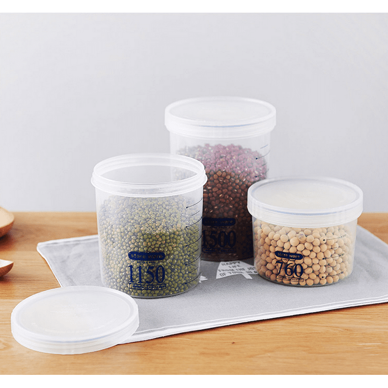 Sanmadrola Airtight Plastic Food Storage Containers with Lids for Kitchen Storage Organization Containers 16 Pcs for Pantry Organization and Storage