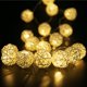 thumbnail image 1 of Cadena de luces solares para exteriores, alto rendimiento, cadena de luces--Blanco cálido 6 metros 30 luces, 1 of 5