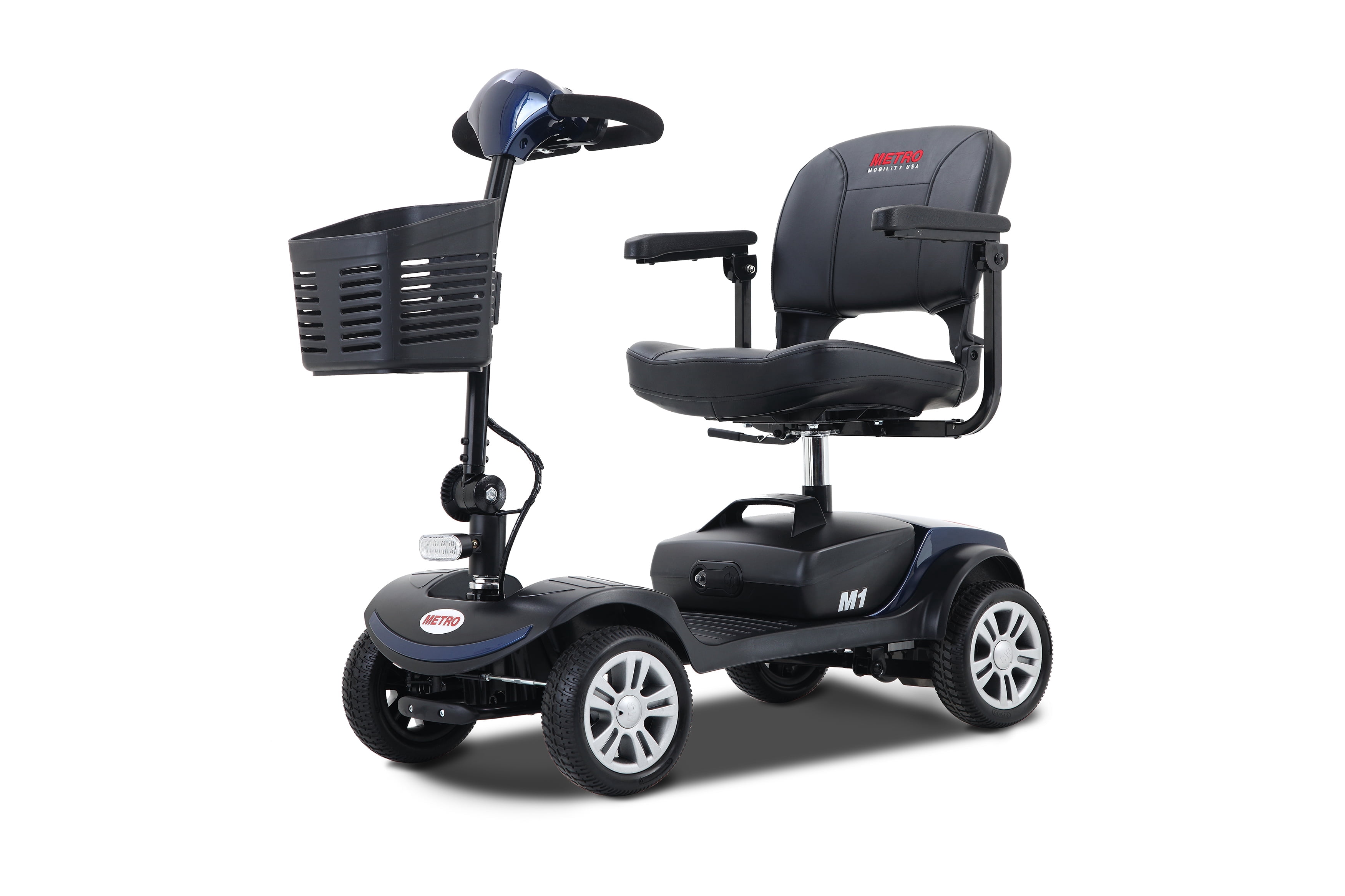 Four wheels Compact Travel Mobility Scooter with 300W Motor for Adult-300lbs