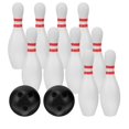thumbnail image 1 of Kids Bowling Ball Plastic Bowling Sports Set Toy Indoor Parent-Child Interaction Assorted Color Improve Set, 1 of 5