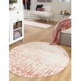 thumbnail image 2 of Rugs.com Bohemian Trellis Collection Rug – 3 Ft Round Dusty Rose Low Rug Perfect For Kitchens, Dining Rooms, 2 of 8