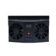 thumbnail image 1 of Extractor de aire solar para coche, doble cabezal, ahorro de energía, portátil, color negro, 1 of 1