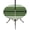 Forest green, variant on Round Outdoor Tablecloth with Umbrella Hole and Zipper, Burnt Orange Ombre Stripe Tablecloth with Elastic Waterproof, Farmhouse Striped Gradient Patio Table Covers for 31" - 35" Picnic Pool Tables
