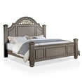 thumbnail image 2 of FOA Damos 6pc Gray Wood Bedroom Set-Cal King+2 Nightstands+Chest+Dresser+Mirror, 2 of 19