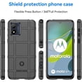 thumbnail image 2 of Slim Fit Phone Case for Motorola Moto E13, Rugged Shield Case with Military Grade Shockproof,Drop-Tested and Camera Lens Protection Cover for Moto E13, HD Black, 2 of 12