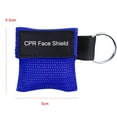 thumbnail image 1 of Llavero Resucitador Escudo facial Herramientas de primeros auxilios de emergencia Máscara de RCP (Azul) Likrtyny Para estrenar, 1 of 8