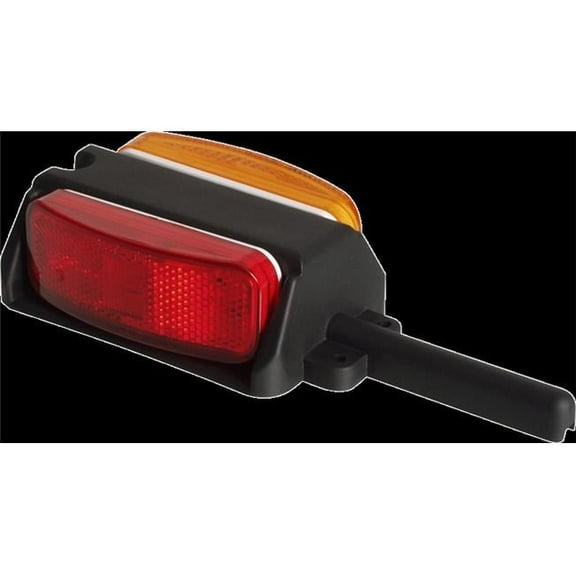 Optronics BA44FNLP Amber and Red Left Side reflex Fender Light Assembly