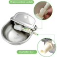 thumbnail image 2 of Pack 1/2\" Water Float Valve with Adjustable Arm, Oiginal Float Ball Valve Shutoff for Automatic Water Container Bowl Tank Trough for Horse Cattle Sheep, 2 of 5