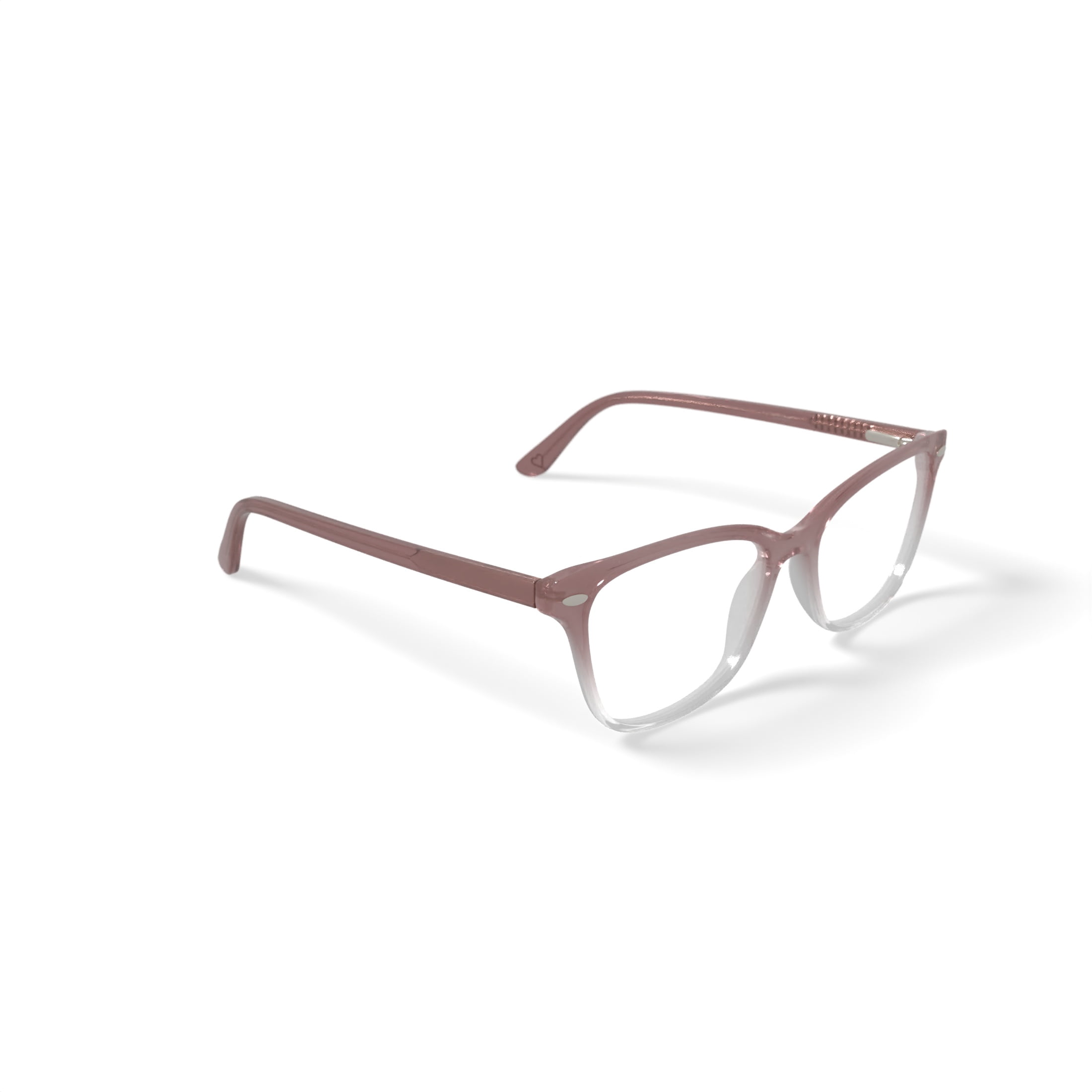 Hard Candy Women's HCV06 Sandy Square Prescription Eyeglasses with Case, Light Brown Gradient