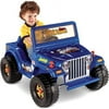Fisher-Price Power Wheels Blue Hot Wheels Jeep 6-Volt Battery-Powered Ride-On