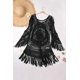 thumbnail image 3 of Blusa de mujer Vestido playero con flecos calados, 3 of 4