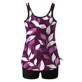 thumbnail image 7 of VISALY Women's Tankini Bathing Suits Two-Piece Tummy Control High Waist Swimsuits with Boyshorts Two Piece Bathing Suits Floral Print Tank Top with Boyshorts Swimwear for Summer Vacation Hot Pink L, 7 of 7