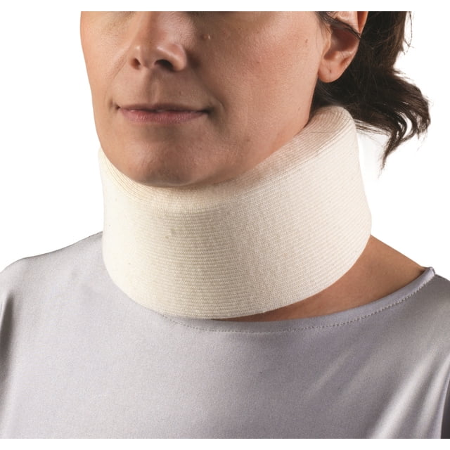OTC Cervical Collar, Soft Foam, Neck Support Brace, Universal (3.5 Wide Depth Collar)