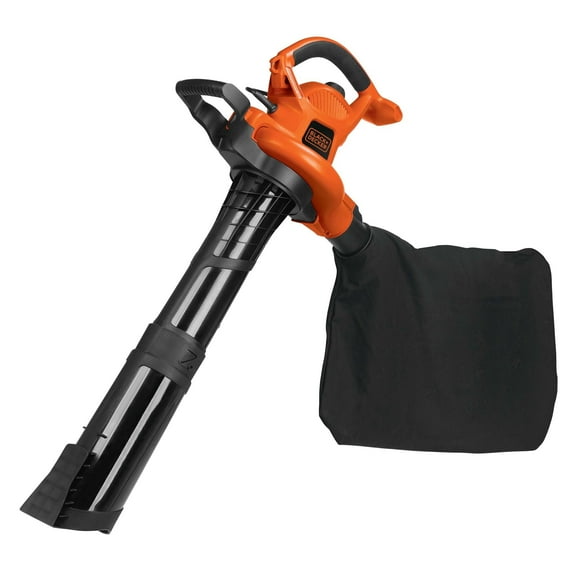BLACK DECKER Leaf Blower & Leaf Vacuum, 3-in-1, 12-Amp, 250-MPH, 400-CFM, BV6000