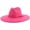 Rose Red, variant on Fedora Hat for Women and Men, Classic Winter Wide Brim Felt Panama Hat Adjustable Suede Western Jazz Cap