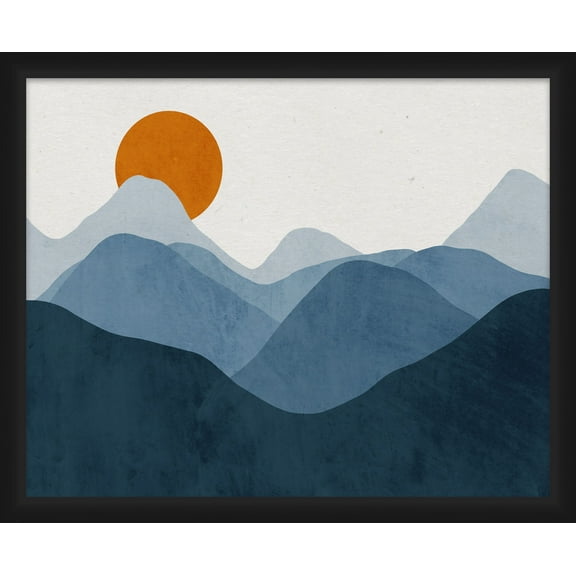 PTM Images Sun Dream 4 Framed Canvas Wall Art