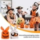thumbnail image 2 of Advancent Bolsa de calabaza duradera para dulces y galletas, bolsas de plástico EVA inodoras y no tóxicas, 100 piezas Kits de decoración para fiestas, 2 of 6