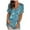 Blue, variant on gakvbuo Summer Plus Size Summer Tops for Women Tops Dressy Casual Trendy V Neck T Shirts Rolled Short Sleeve Tie Dye Gradient Printed Side Split Blouse Tee