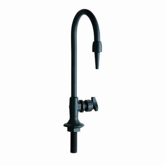 Gooseneck Laboratory Faucet, Manual, Single Hole Only Mount, 1 Hole Commercial