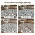 thumbnail image 7 of ODIKA 3'x5' Monochrome Geometric Art Stripes Washable Area Rug Intricate Patterns with Modern Flair for Hallway, Laundry Room, Non-Slip, Flatweave, Easy Care, 7 of 7