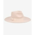 thumbnail image 4 of Wide Brim Wool Felt Light Color Fedora Hats Rancher Hats, 4 of 14