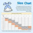 thumbnail image 6 of MSemis Little Girls Sleeveless Ruffle Formal Dress Chiffon First Communion Dress Navy Blue 8, 6 of 6